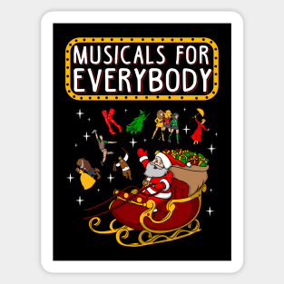 Broadway Ugly Christmas Sweater Sticker